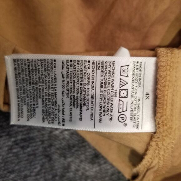 Old Navy Women's Mocha Brown Smocked Cut‎ Out Back Sun Dress Size 4X - Picture 8 of 8